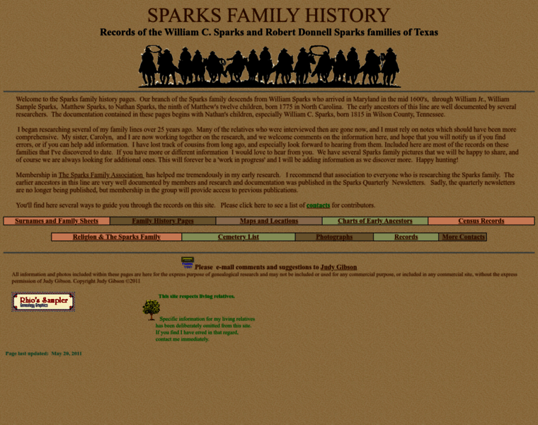 Sparksfamilyhistory.com thumbnail