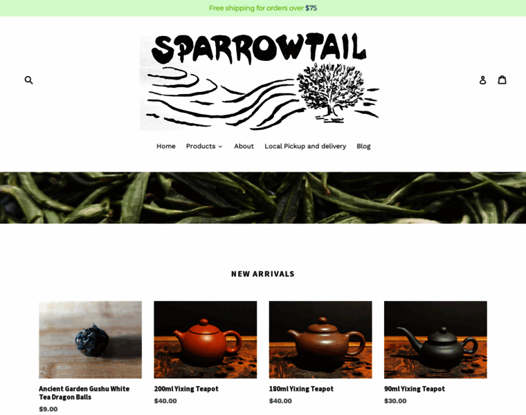 Sparrowtailteas.com thumbnail