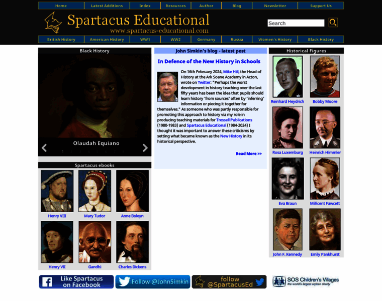 Spartacus-educational.com thumbnail