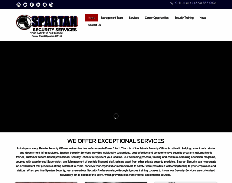 Spartan-securityservices.com thumbnail