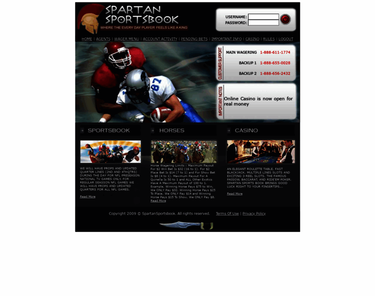 Spartansportsbook.com thumbnail