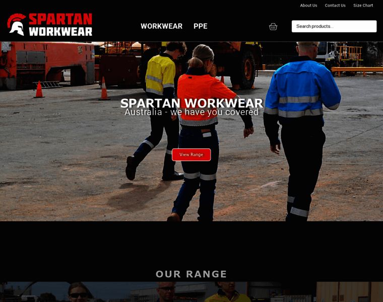 Spartanworkwear.com.au thumbnail