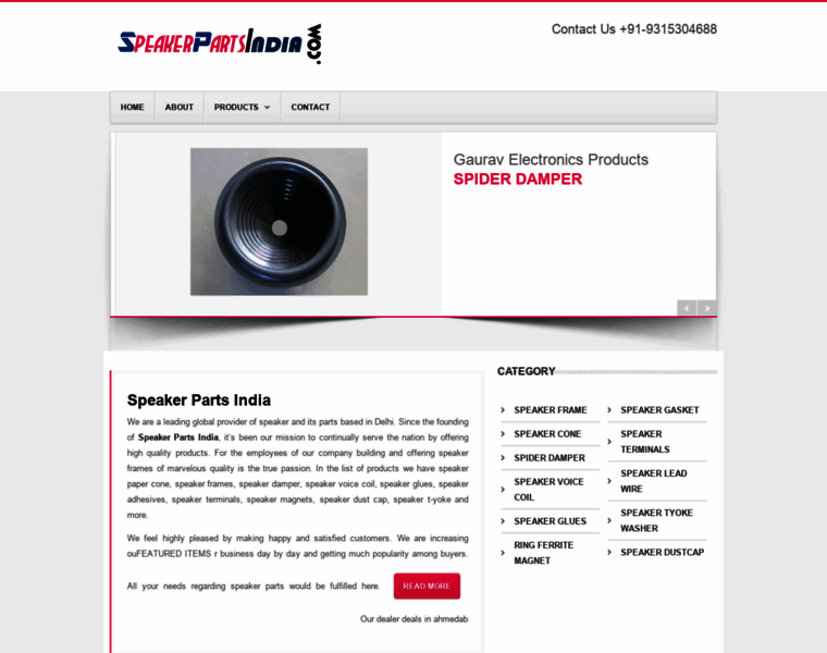 Speakerpartsindia.com thumbnail