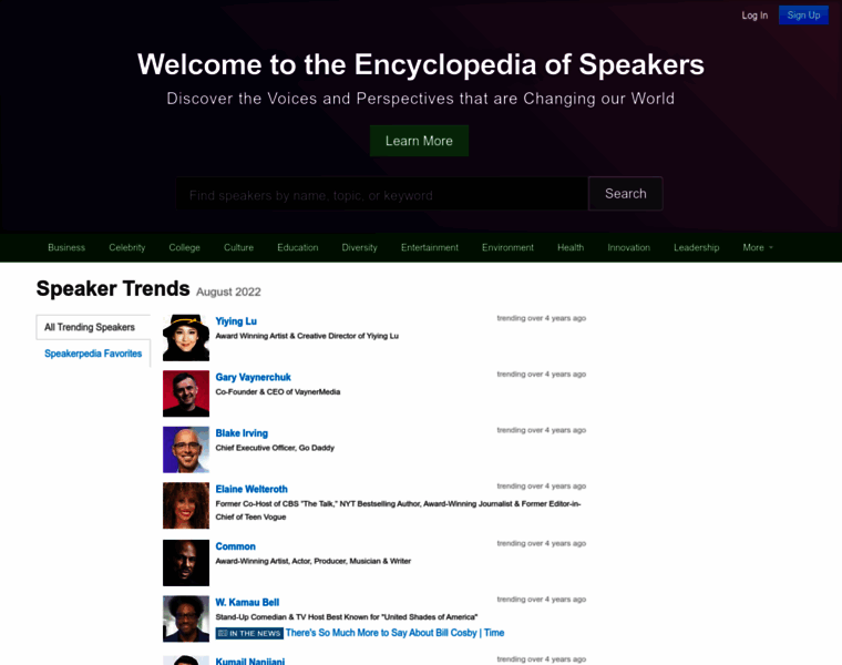 Speakerpedia.com thumbnail