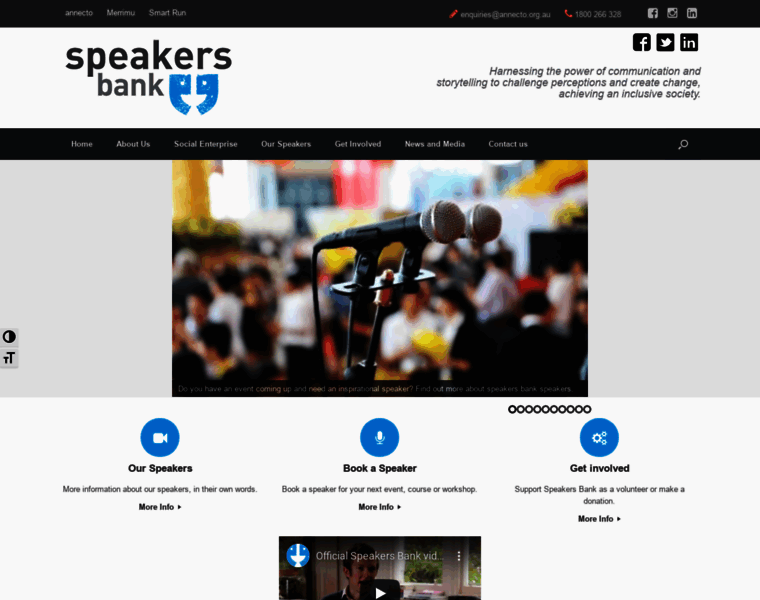 Speakersbank.org.au thumbnail
