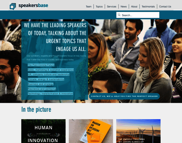 Speakersbase.com thumbnail