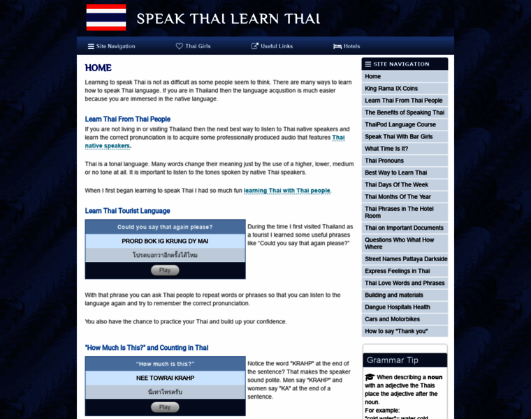 Speakthailearnthai.com thumbnail