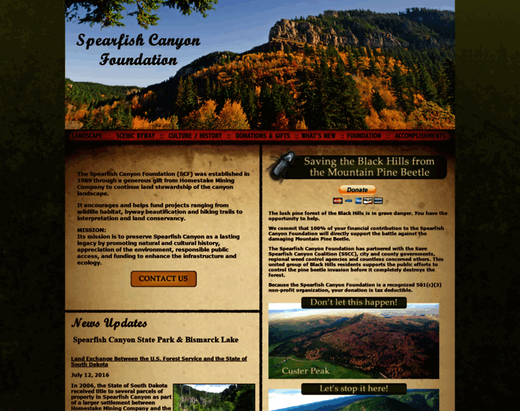 Spearfishcanyon.com thumbnail