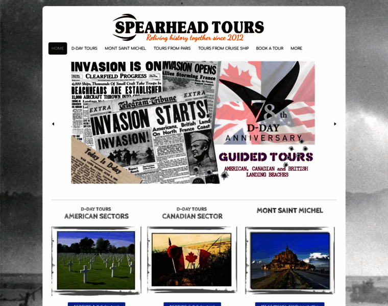 Spearhead-tours.com thumbnail