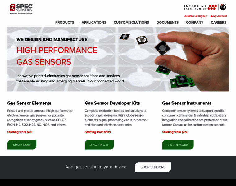 Spec-sensors.com thumbnail