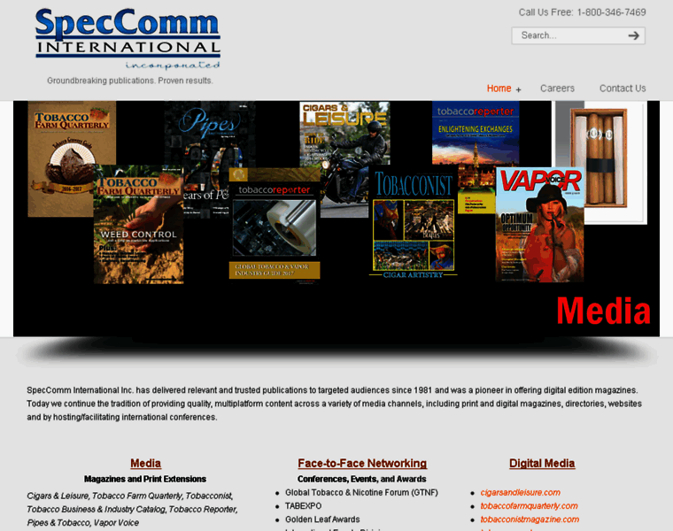 Speccomm.com thumbnail