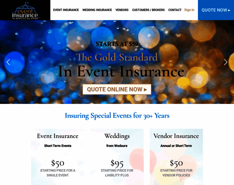 Specialeventinsurance.com thumbnail