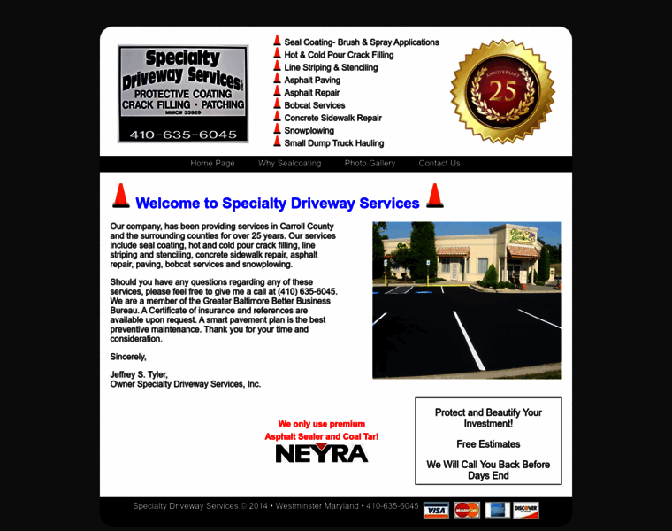 Specialtydrivewayservices.com thumbnail