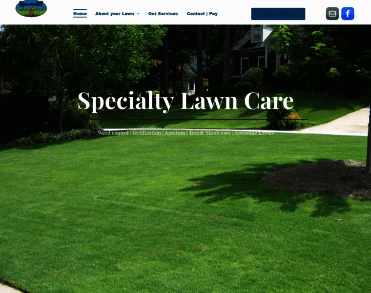 Specialtylawncarega.com thumbnail