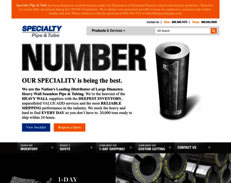 Specialtypipe.com thumbnail