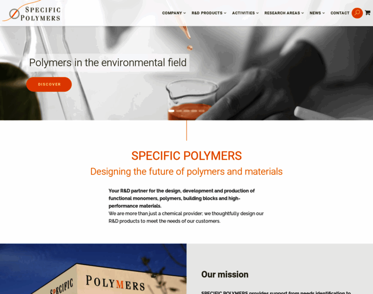 Specificpolymers.fr thumbnail