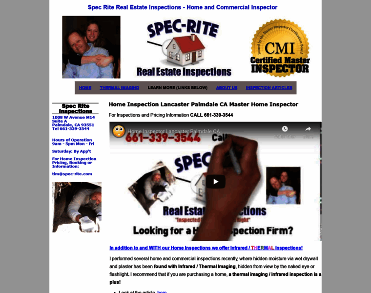 Specriteinspections.com thumbnail