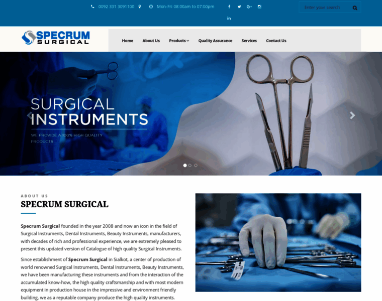 Specrumsurgical.com thumbnail