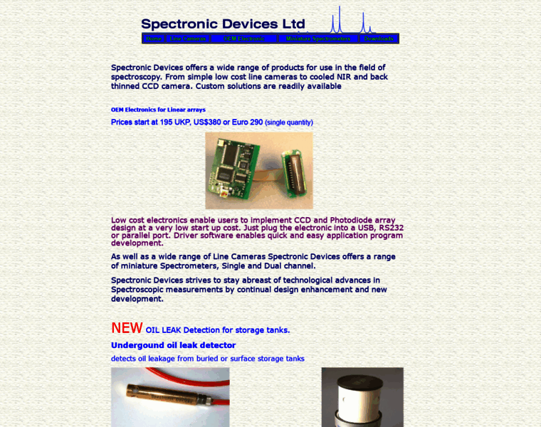 Spectronicdevices.com thumbnail