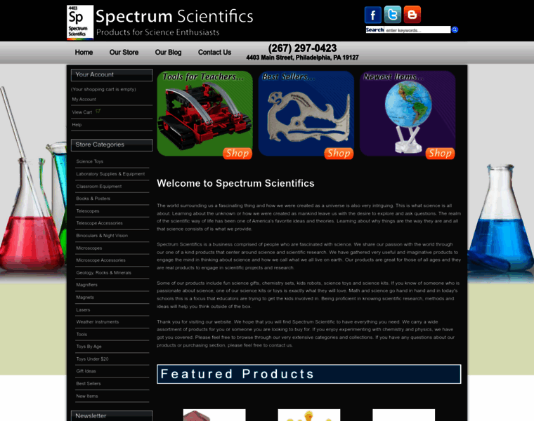 Spectrum-scientifics.com thumbnail