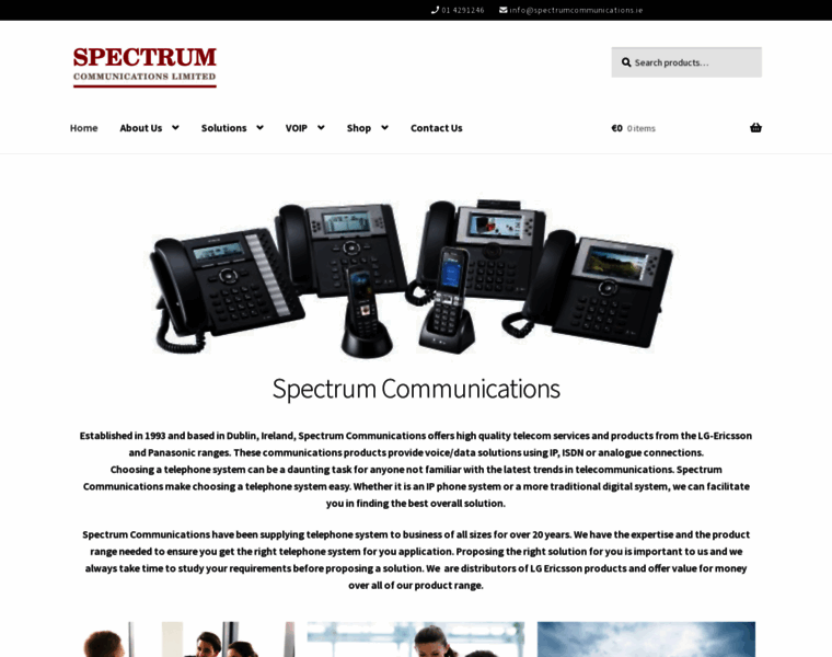 Spectrumcommunications.ie thumbnail