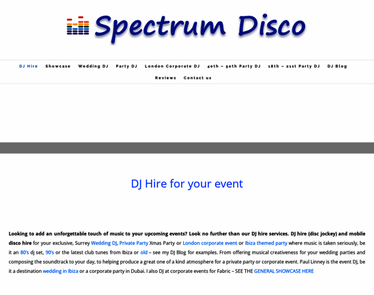 Spectrumdisco-dj.co.uk thumbnail