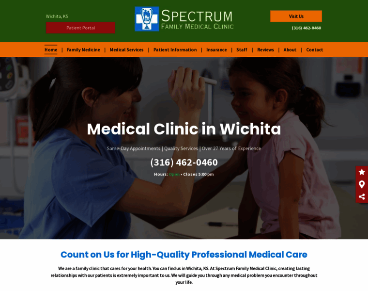 Spectrumfamilymedicalclinic.com thumbnail