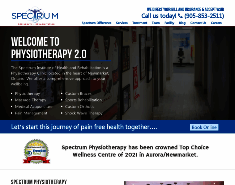 Spectrumphysiotherapy.com thumbnail