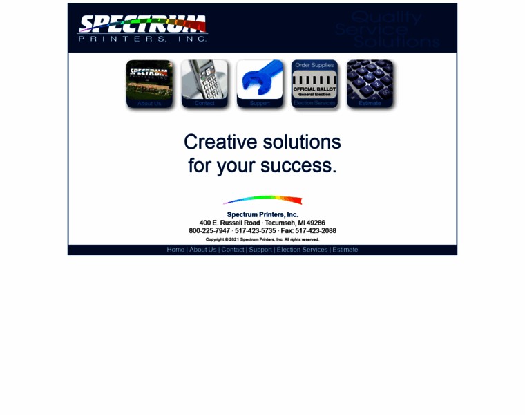 Spectrumprinters.com thumbnail