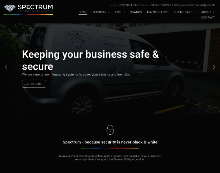 Spectrumsecurity.co.uk thumbnail