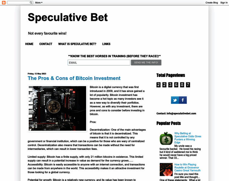 Speculativebet.com thumbnail