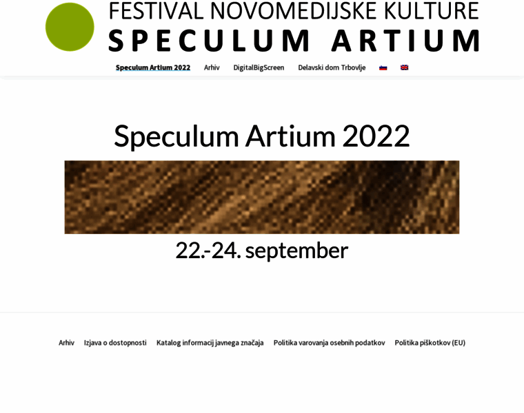 Speculumartium.si thumbnail