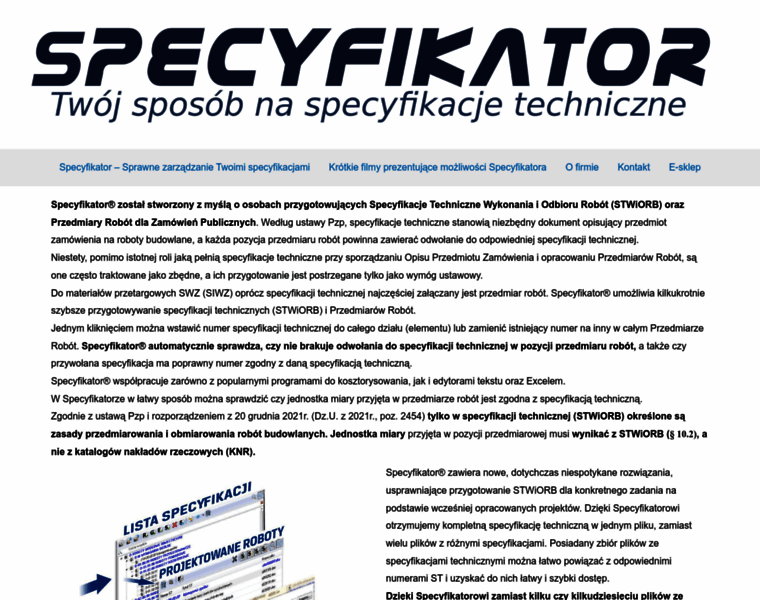 Specyfikator.pl thumbnail