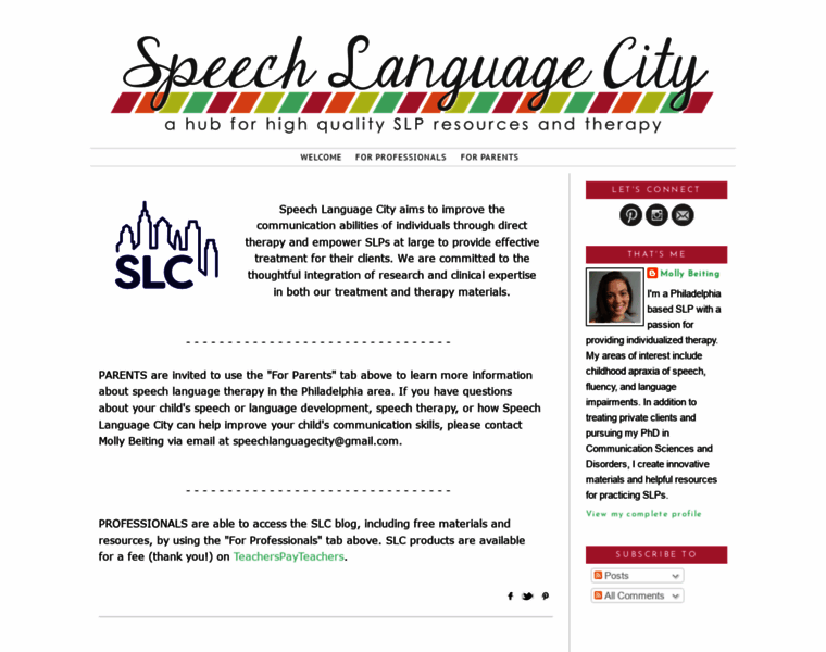 Speechlanguagecity.com thumbnail