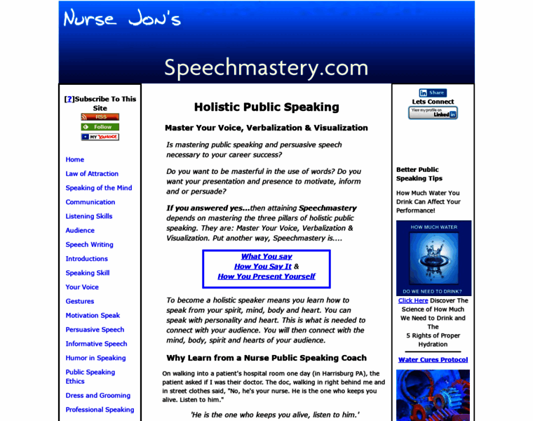 Speechmastery.com thumbnail