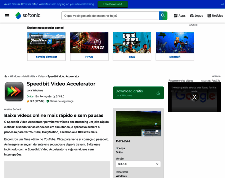 Speedbit-video-accelerator.softonic.com.br thumbnail