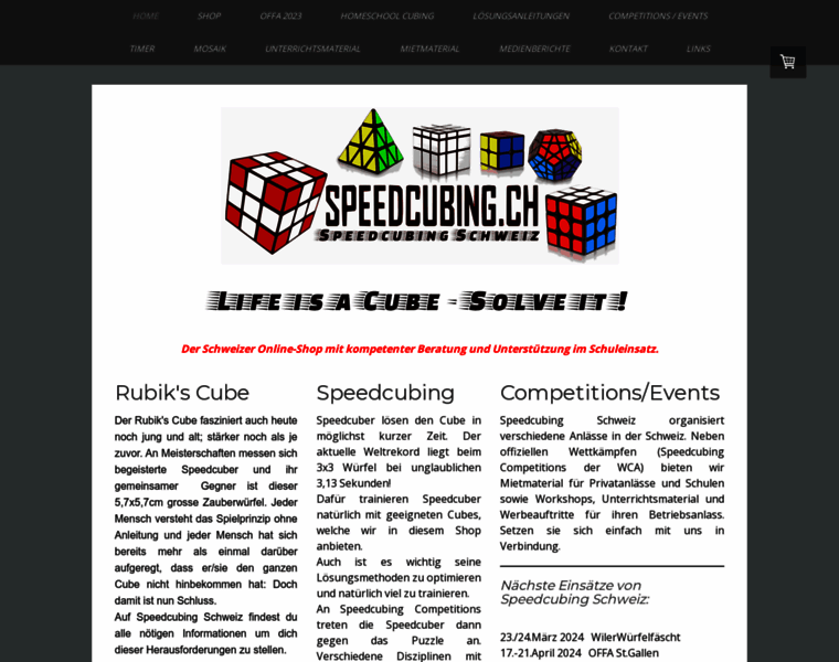 Speedcubing.ch thumbnail
