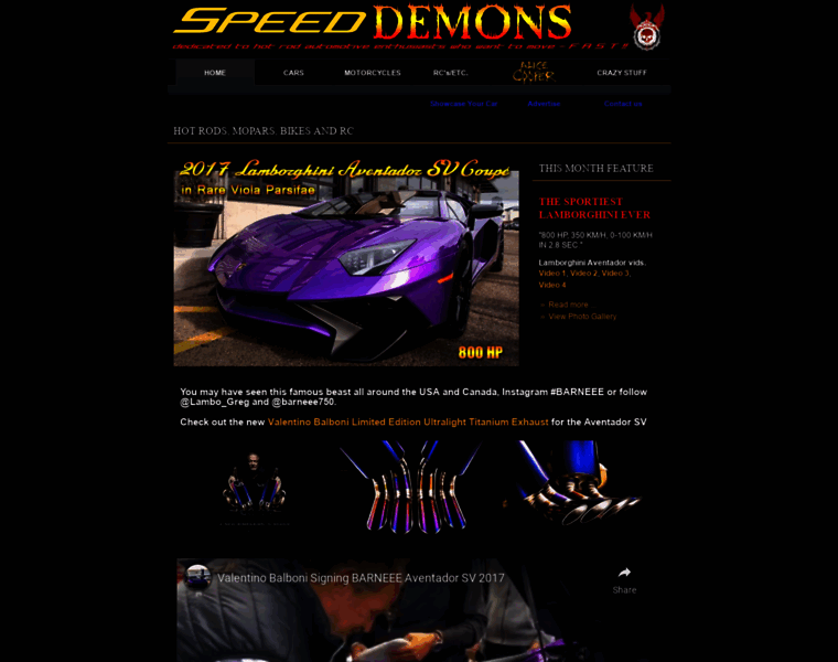 Speeddemons.com thumbnail