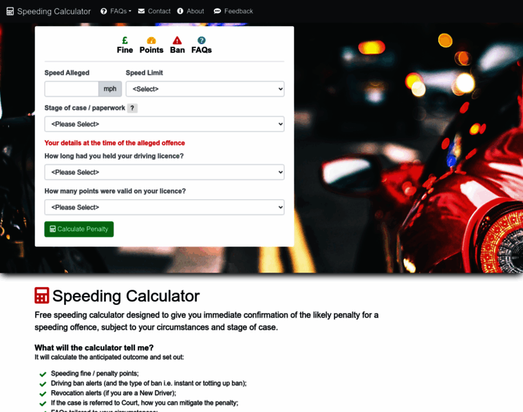 Speedingcalculator.co.uk thumbnail Speedingcalculator.co.uk thumbnail