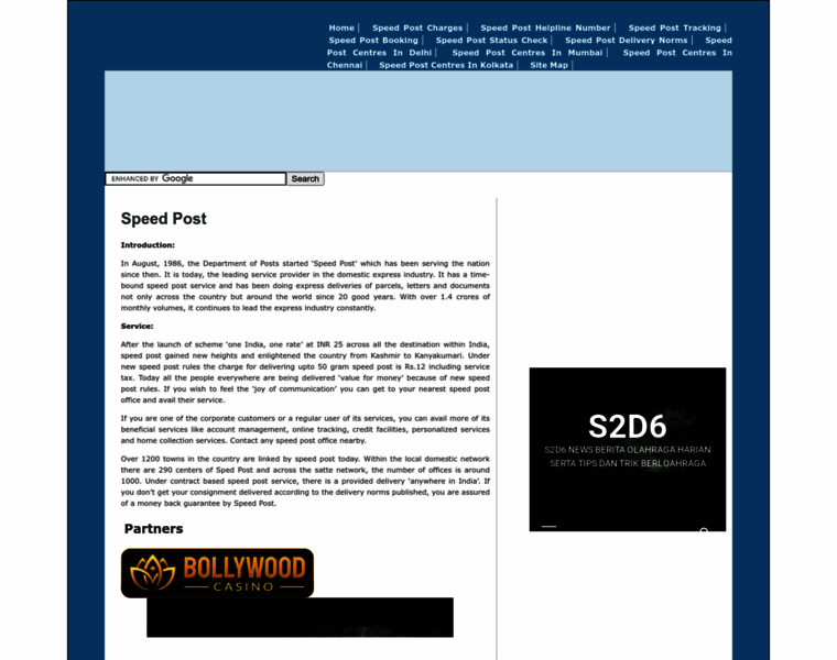 Speedpost.net.in thumbnail