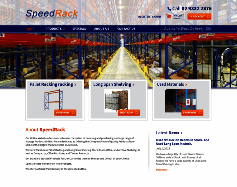Speedrack.com.au thumbnail