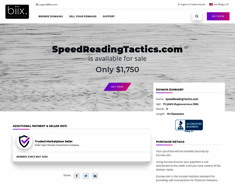 Speedreadingtactics.com thumbnail