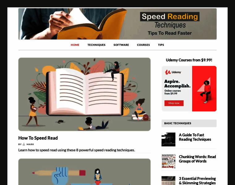 Speedreadingtechniques.org thumbnail