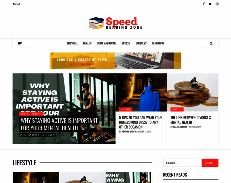 Speedreadingzone.com thumbnail