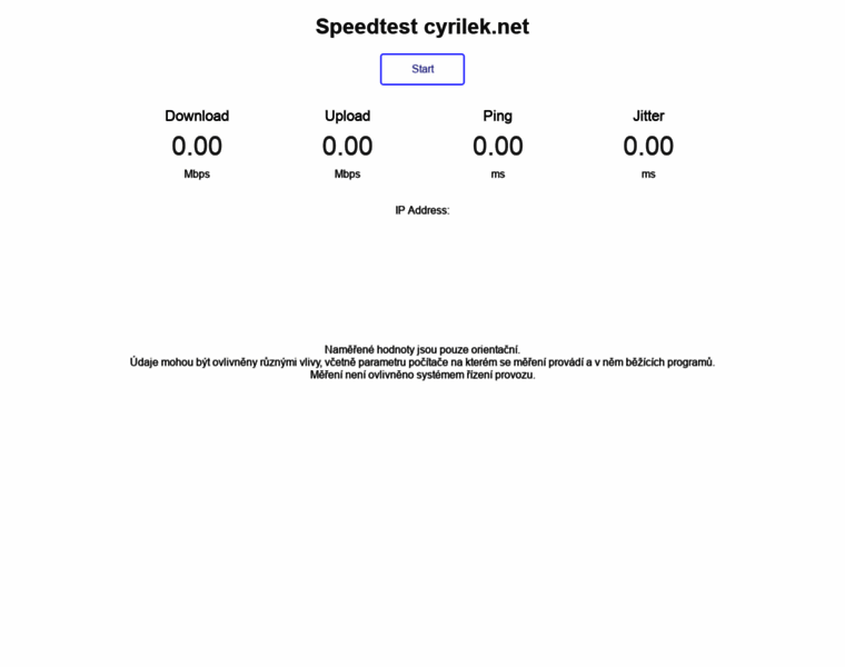 Speedtest.cyrilek.net thumbnail