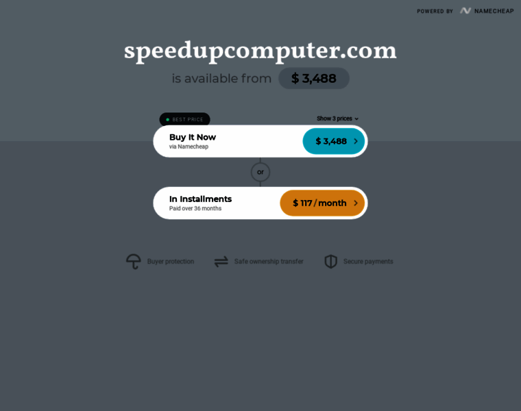 Speedupcomputer.com thumbnail