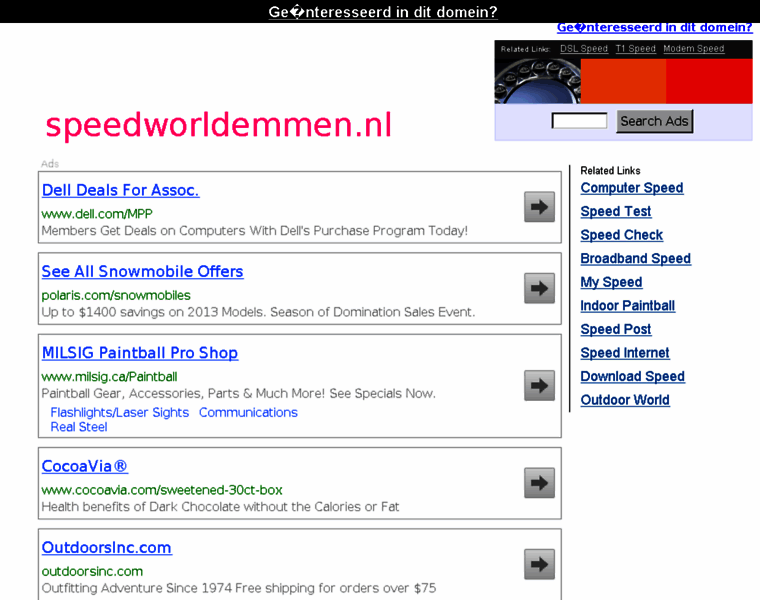 Speedworldemmen.nl thumbnail