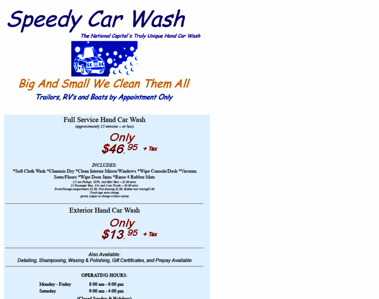 Speedycarwash.org thumbnail