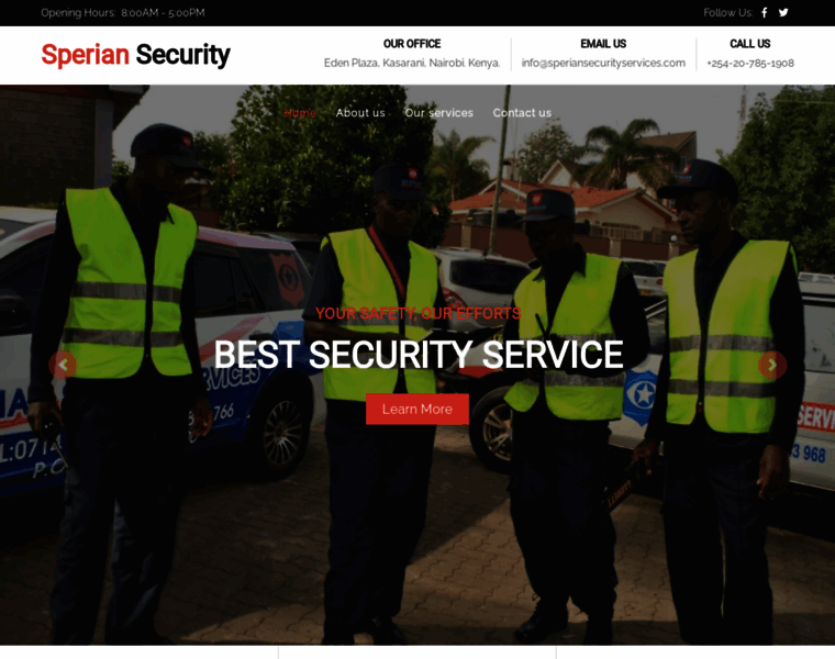 Speriansecurityservices.com thumbnail