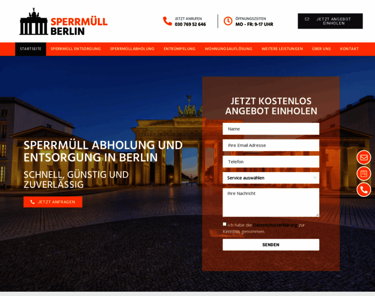 Sperrmuell-berlin.info thumbnail